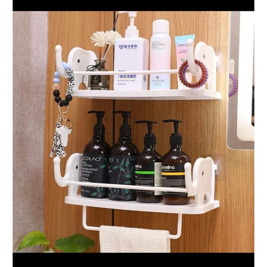 Wall Mounted Rack With Towel Holder