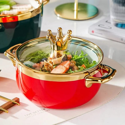 Nordic Ceramic Serving Bowl