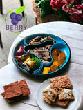 4 Partition Snack Tray