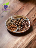 4 Partition Snack Tray