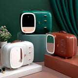 Cosmetic Organizer With Led Light Luxury +Jewelry Desktop Drawer Manager Beauty Case