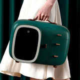 Cosmetic Organizer With Led Light Luxury +Jewelry Desktop Drawer Manager Beauty Case