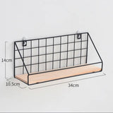 Checks and Boxes Wall Shelf