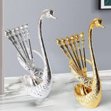 Stainless Steel Creative Spoon Set With Stand