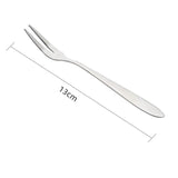 10pcs Stainless Steel Fruit Fork