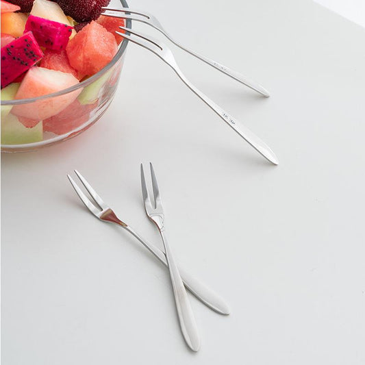 10pcs Stainless Steel Fruit Fork