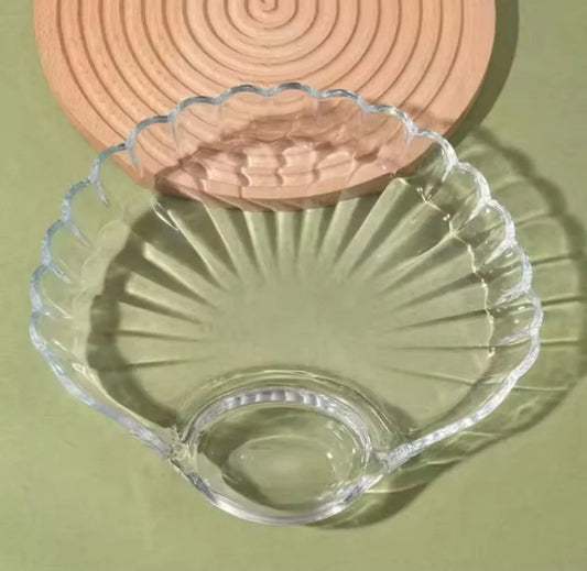 Transparent Shell Shaped Dumpling Dish