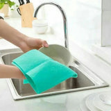 10 + 2 Pieces Microfiber Cleaning absorbent Sponge