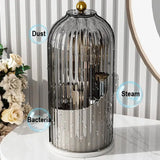 Luxury Rotating Vanity Makeup Brush Organizer