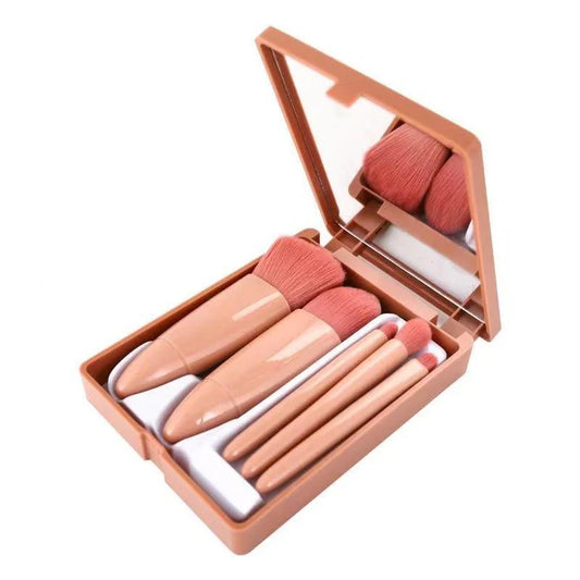5Pcs Portable Makeup Brushes Set
