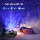 Galaxy Ocean Wave Light Projector