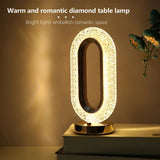 3 Modes Rechargeable USB Operated Luxurious Crystal Elegance Lamp