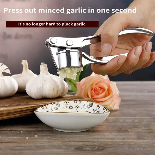 Stainless Steel Garlic Crusher