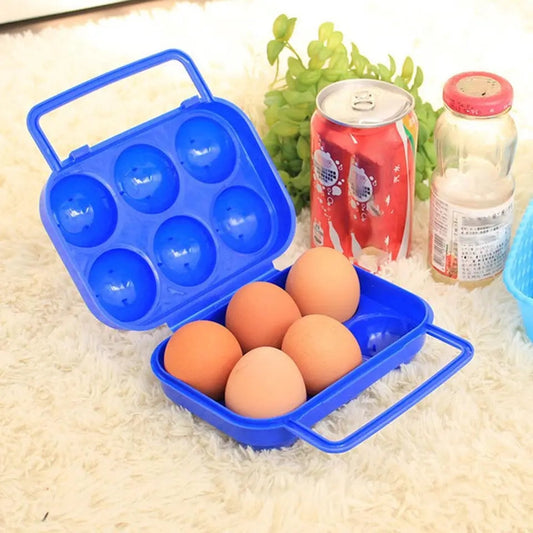 6 Grids Briefcase Egg Organizer