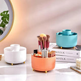 Modern 360° Rotating Cosmetic Brush Organiser