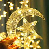 Moon Star Decoration Fairy Light