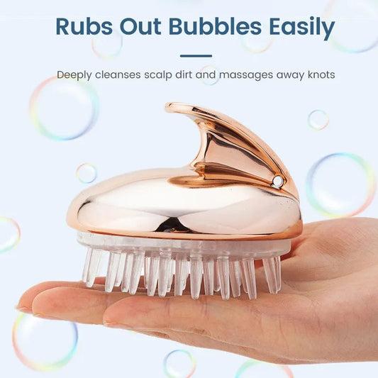 Silicone Scalp Massage And Cleaning Brush