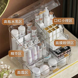 Transparent Multilayer Cosmetic Organizer