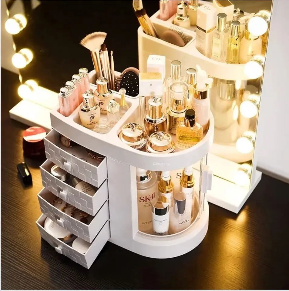 Largest Capacity Cosmetic Organizer With Drawer