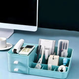 Desktop 2 Drawer Cosmetic Organizer