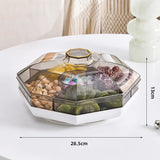 Rotatable Multi Compartments Dry Fruit Tray