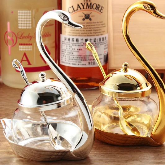 Swan Shape Sugar Pot