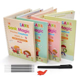 Child Practice Magic Book pack of 4pcs with 10 refill