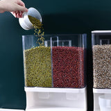 Wall Mounted Punch Free Rice And Cereal Dispenser