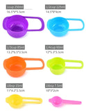 Measuring Cup Multi Colour 6Pcs Set