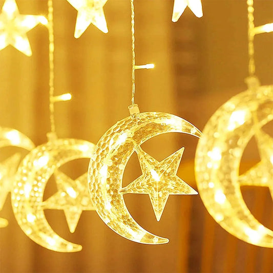 Moon Star Decoration Fairy Light