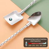 Reusable Spoon Straw 3pcs Set