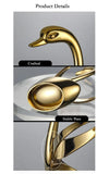 Stainless Steel Swan Shape Cutlery Holder