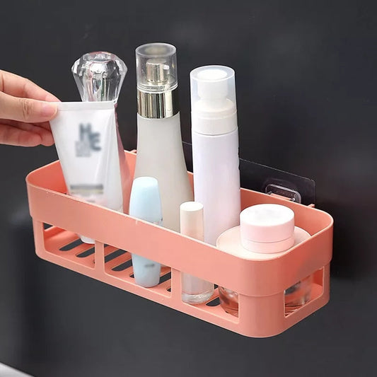 Wall Mounted Plastic Bathroom Corner shelf