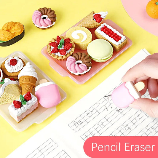 Cute Eraser Set (6pcs Pack)