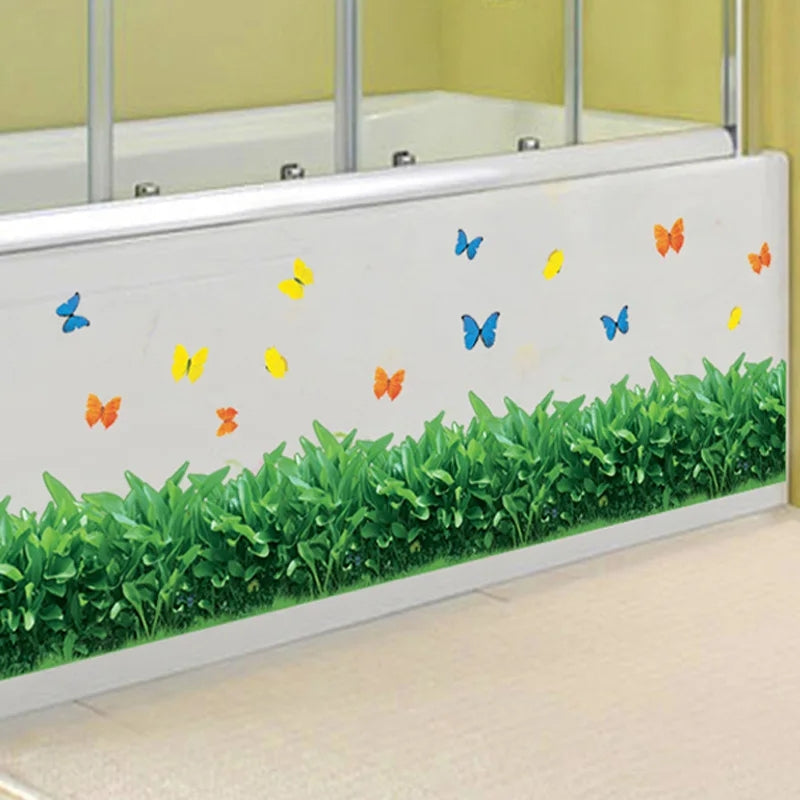 Wall Decor Grass Stickers