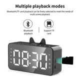 Digital Alarm Clock With Bluetooth Speaker