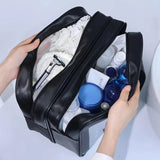 Double Layer Waterproof Travel Cosmetic Washbag Organizer