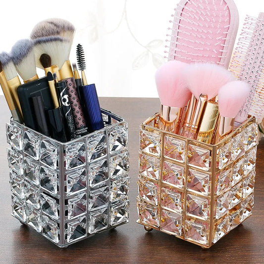 Crystal Makep Brush Holder