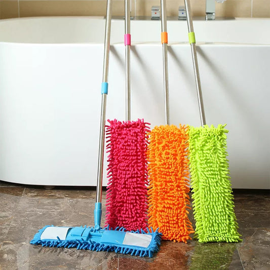 Telescopic Microfiber Flat Mop