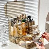 Transparent Multilayer Cosmetic Organizer