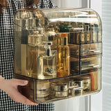 Transparent Multilayer Cosmetic Organizer