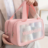 Double Layer Waterproof Travel Cosmetic Washbag Organizer