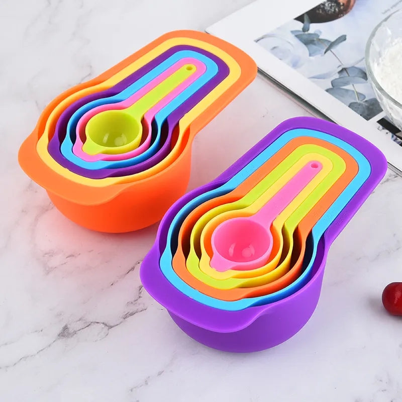 Measuring Cup Multi Colour 6Pcs Set