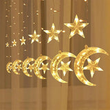 Moon Star Decoration Fairy Light