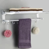 Aluminium Double Towel Rack