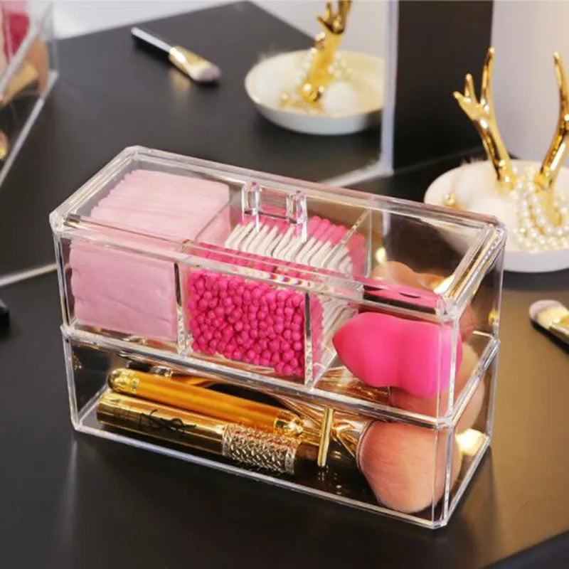 Double Layer Acrylic Cosmetic Organizer