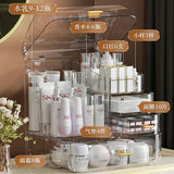 Transparent Multilayer Cosmetic Organizer