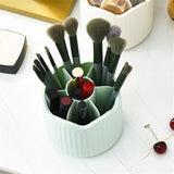 New 360° Rotating Makeup Brush Holder