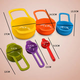 Measuring Cup Multi Colour 6Pcs Set