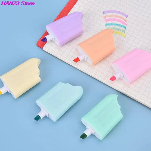 Ice Cream Shape Highlighters (6Pcs)